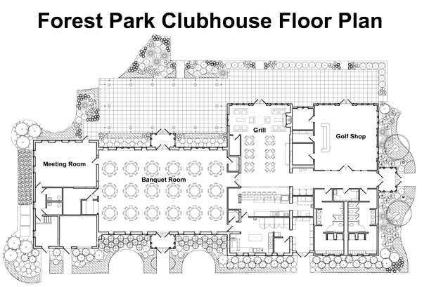 Golf Course Clubhouse Floor Plans Plansmanage